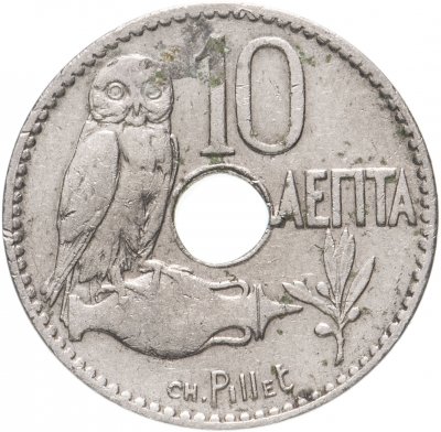 купить Греция 10 лепт 1912