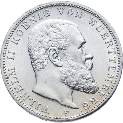 купить Германская Империя (Вюртемберг) 3 марки (mark) 1912 F