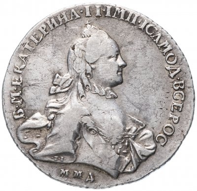 купить 1 рубль 1762 ММД-TI-ДМ Екатерина II