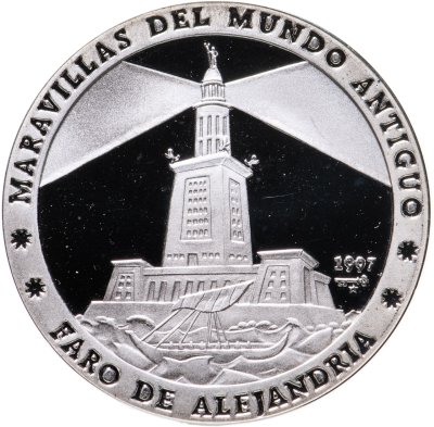 купить Куба 10 песо (pesos) 1997 Семь чудес света - Александрийский маяк