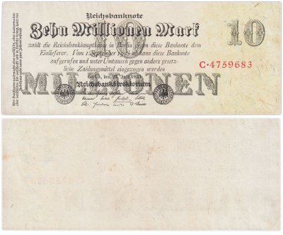 купить Германия, Веймарская республика 10 000 000 марок 1923