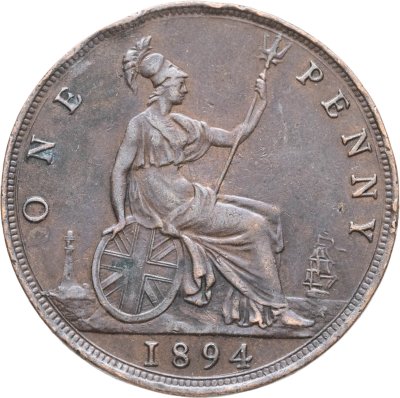 купить Великобритания 1 пенни (penny) 1894