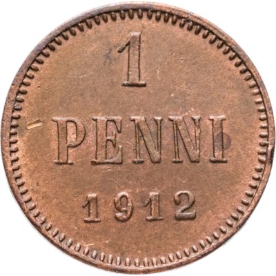 купить 1 пенни (penni) 1912 Российская Финляндия