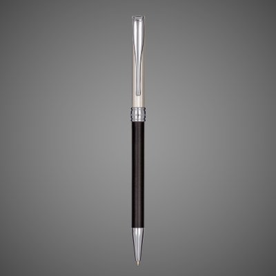купить Шариковая ручка Aurora Magellano black CT, в подарочной коробке, Драгметаллы: серебро, смола, 2026 г.
