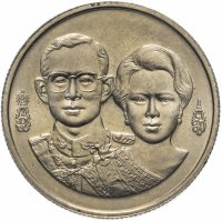 купить Таиланд 2 бата (baht) 1992 "50 лет Национальному банку Таиланда"