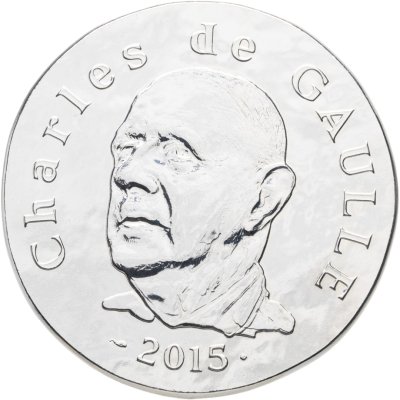 купить Франция 10 euro (евро) 2015 «Шарль де Голль»