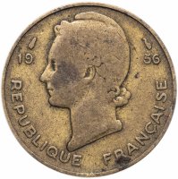 Купить Французская Западная Африка 10 франков (francs) 1956