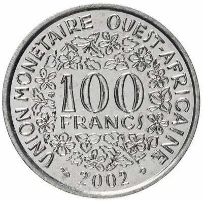 купить Западная Африка (BCEAO) 100 франков (francs) 2002
