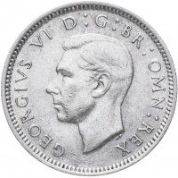 Купить Великобритания 6 пенсов 1944