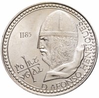 Купить Португалия 100 эскудо (escudos) 1985 "800 лет со дня смерти Короля Альфонсо Энрике"