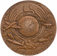 купить Медаль настольная "Henry Potez", томпак, Франция, 1961 г.