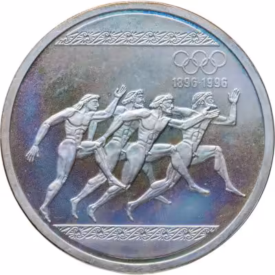 купить Греция 1000 драхм (drachmai) 1996 100 лет Олимпийским играм - Бег