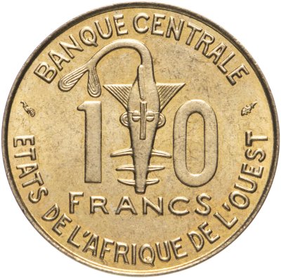 купить Западная Африка (BCEAO) 10 франков (francs) 1989