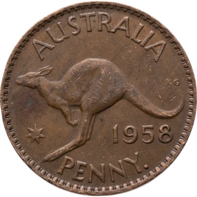 купить Австралия 1 пенни (penny) 1958
