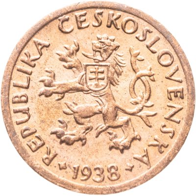 купить Чехословакия 5 геллеров (haleru) 1938