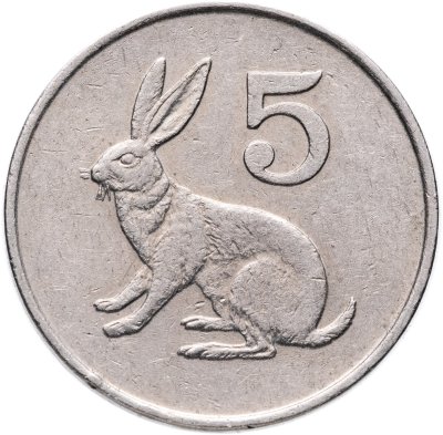 купить Зимбабве 5 центов (cents) 1983
