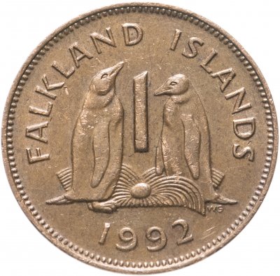 купить Фолклендские острова 1 пенни (penny) 1974-1992, случайная дата