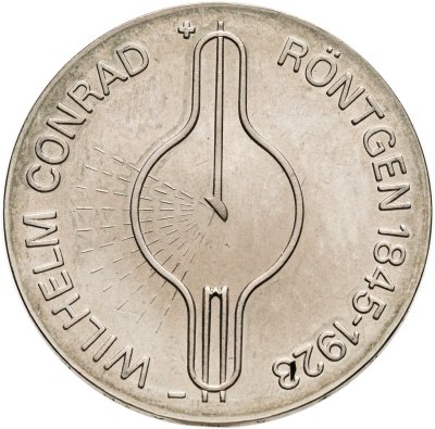 купить Германия (ГДР) 5 марок 1970 "125 лет со дня рождения Вильгельма Конрада Рентгена"