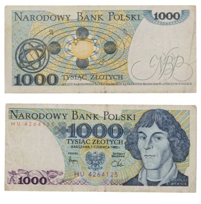 купить Польша 1000 злотых 1982