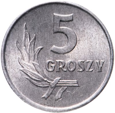 купить Польша 5 грошей (groszy) 1962
