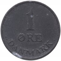 Купить Дания 1 эре 1948-1972 случайный год