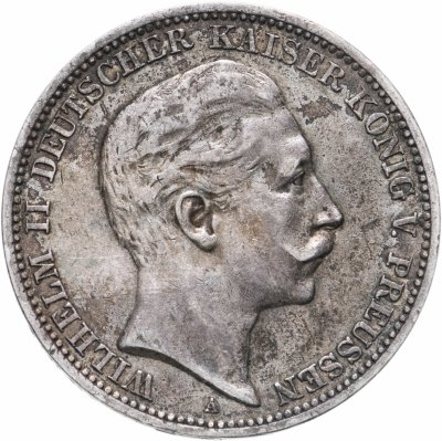купить Германская Империя, Пруссия 3 марки 1908 А