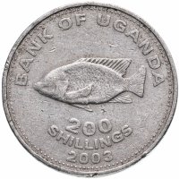 купить Уганда 200 шиллингов (shillings) 1998-2003, случайная дата