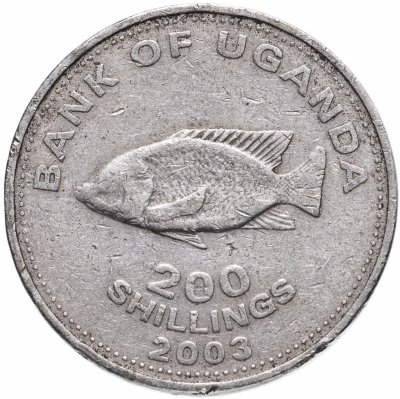 купить Уганда 200 шиллингов (shillings) 1998-2003, случайная дата