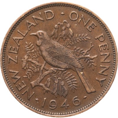 купить Новая Зеландия 1 пенни (penny) 1946