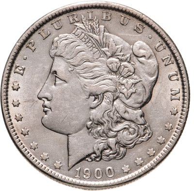 купить США 1 доллар (dollar) 1900 O Доллар Моргана знак монетного двора: "O" - Новый Орлеан