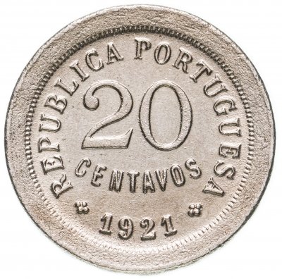 купить Португалия 20 сентаво (centavos) 1921