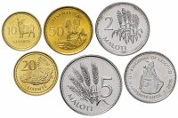 купить Лесото набор монет 1998-2018 (6 штук)