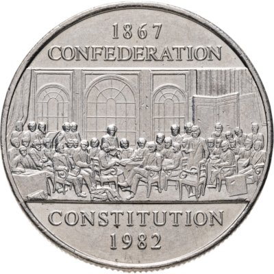 купить Канада 1 доллар (dollar) 1982 "115 лет конституции Канады"