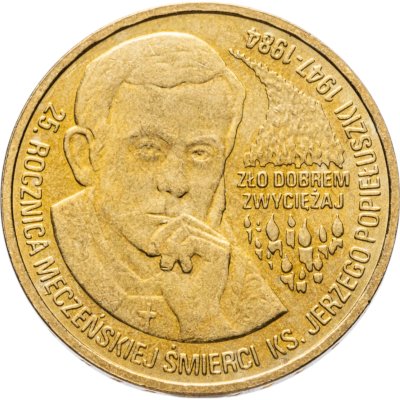 купить Польша 2 злотых 2009 "Ежи Попиелушко (Jerzy Popieluszko)"