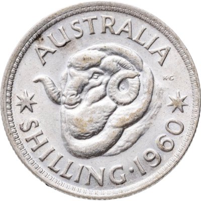 купить Австралия 1 шиллинг (shilling) 1960