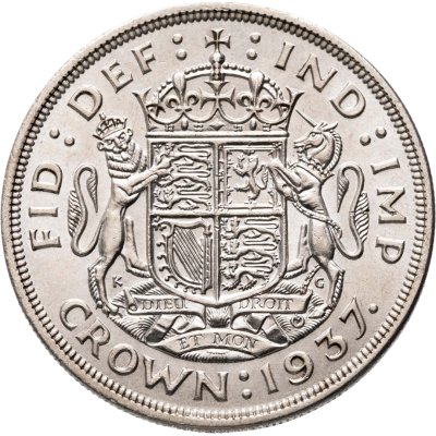 купить Великобритания 1 крона (crown) 1937 "Коронация Короля Георга VI"