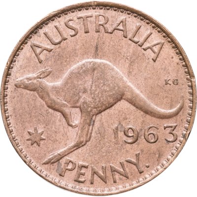 купить Австралия 1 пенни (penny) 1963
