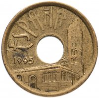 купить Испания 25 песет (pesetas, ptas) 1995 Кастилия и Леон