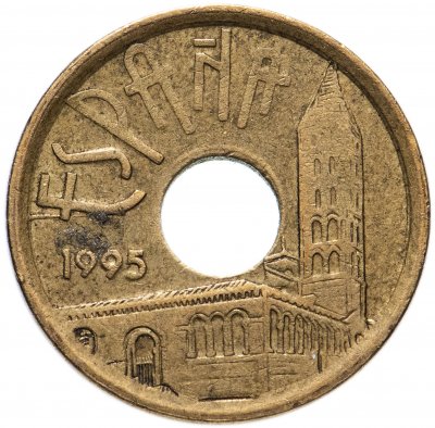 купить Испания 25 песет (pesetas, ptas) 1995 Кастилия и Леон