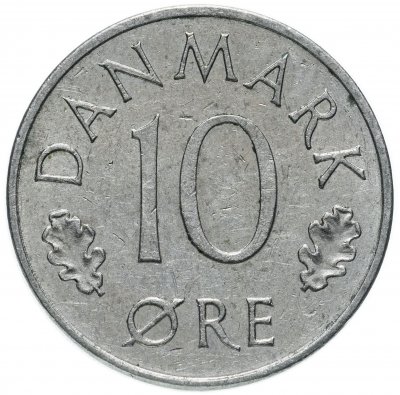 купить Дания 10 эре 1975