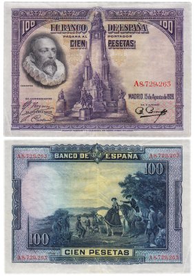 купить Испания 100 песет 1928 (Pick 76)