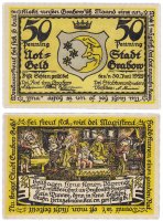 купить Германия (Мекленбург-Шверрин: Грабов) 50 пфеннигов 1922 (460.2/B1)