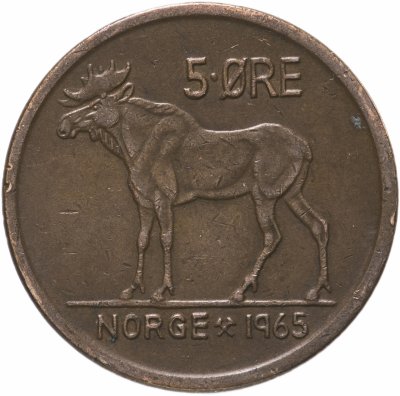 купить Норвегия 5 эре 1958-1973, случайная дата