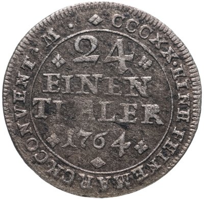 купить Германия, Брауншвейг-Вольфенбюттель 1/24 талера 1764