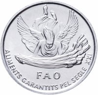 купить Андорра 1 сантим (centime) 1999 "ФАО"