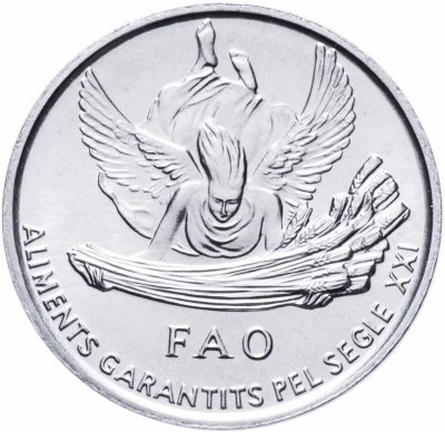 купить Андорра 1 сантим (centime) 1999 "ФАО"
