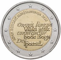 Купить Словения 2 евро 2020 "500 лет со дня рождения Адама Бохорича"