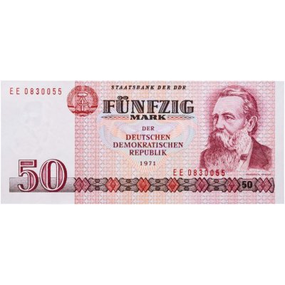 купить Германия (ГДР) 50 марок 1971 (Pick 30а) Фридрих Энгельс