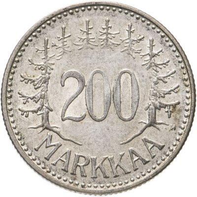 купить Финляндия 200 марок (markkaa) 1957