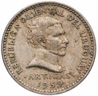 купить Уругвай 10 сентесимо (centesimos) 1959